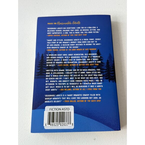 Reasonble Adults Book Romance Fiction Novel Romantic Comedy Robin Lefler Love - Picture 6 of 6